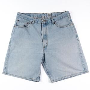 Vintage 1993 Levi’s 550 Denim Shorts Light Wash Relaxed Fit Men’s 36